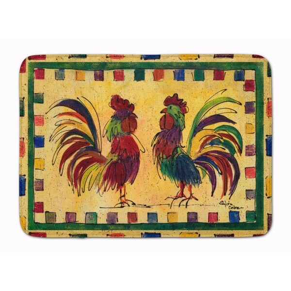 Carolines Treasures Bird Rooster Machine Washable Memory Foam Mat CA68455 - main